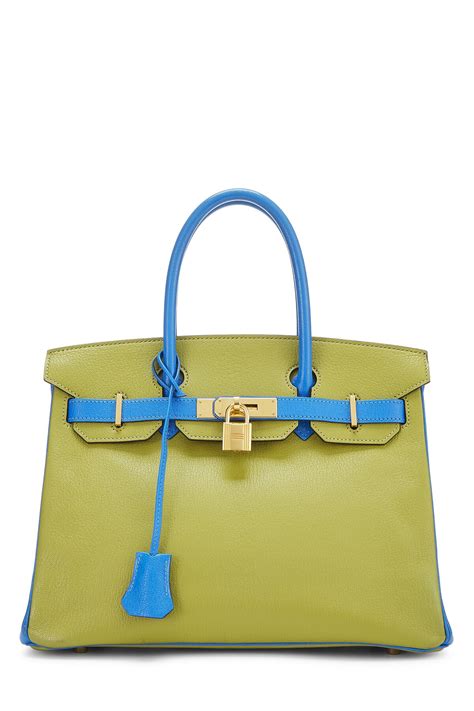 01147143832019 hermes|HERMES Chevre de Coromandel Horseshoe Birkin 35 Vert Anis .